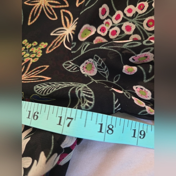 Forever 21 | Floral Semi-Sheer Dress, Size S - Picture 7 of 8